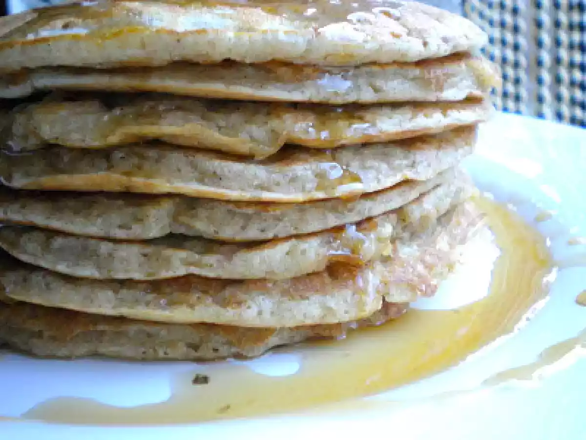 Panquecas de banana e canela