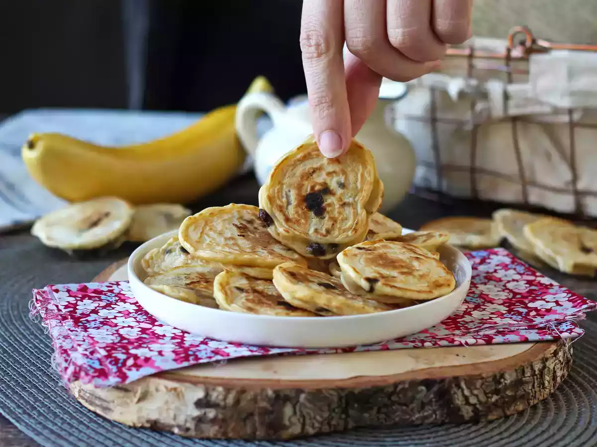 Panquecas de banana sem adição de açúcar e super fofinhas! - foto 2