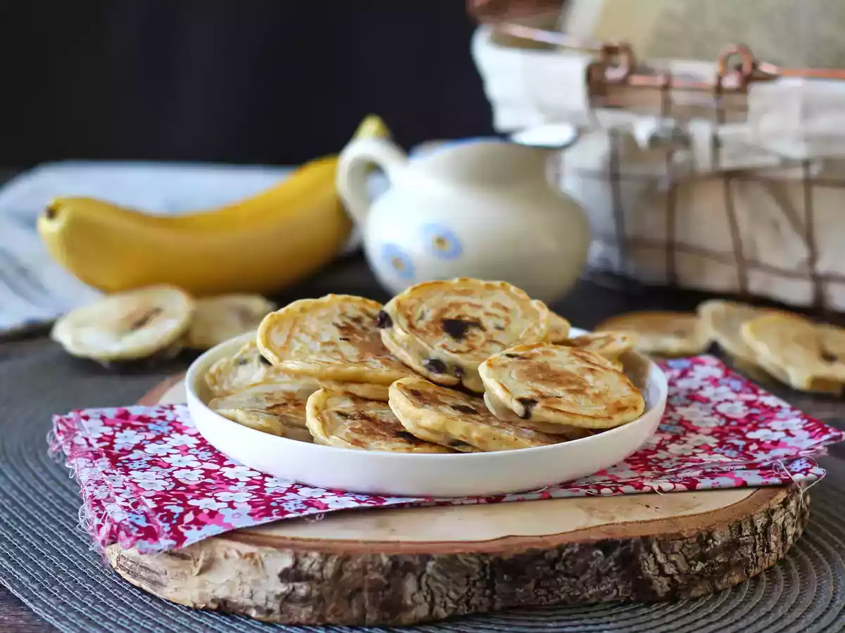 Panquecas de banana sem adição de açúcar e super fofinhas! - foto 6