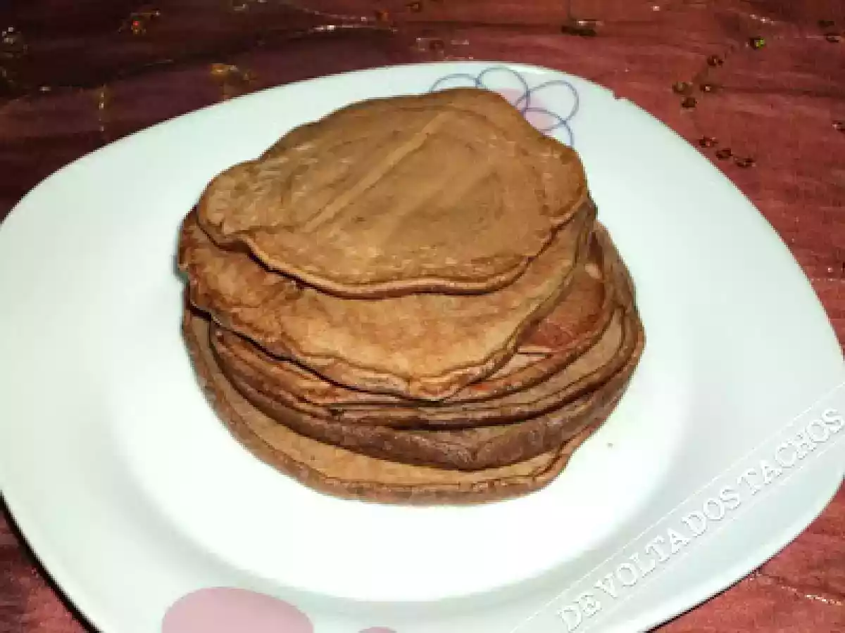 PANQUECAS DE CHOCOLATE