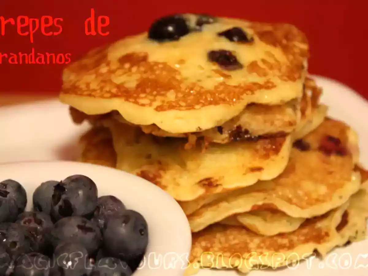 Panquecas de mirtilos