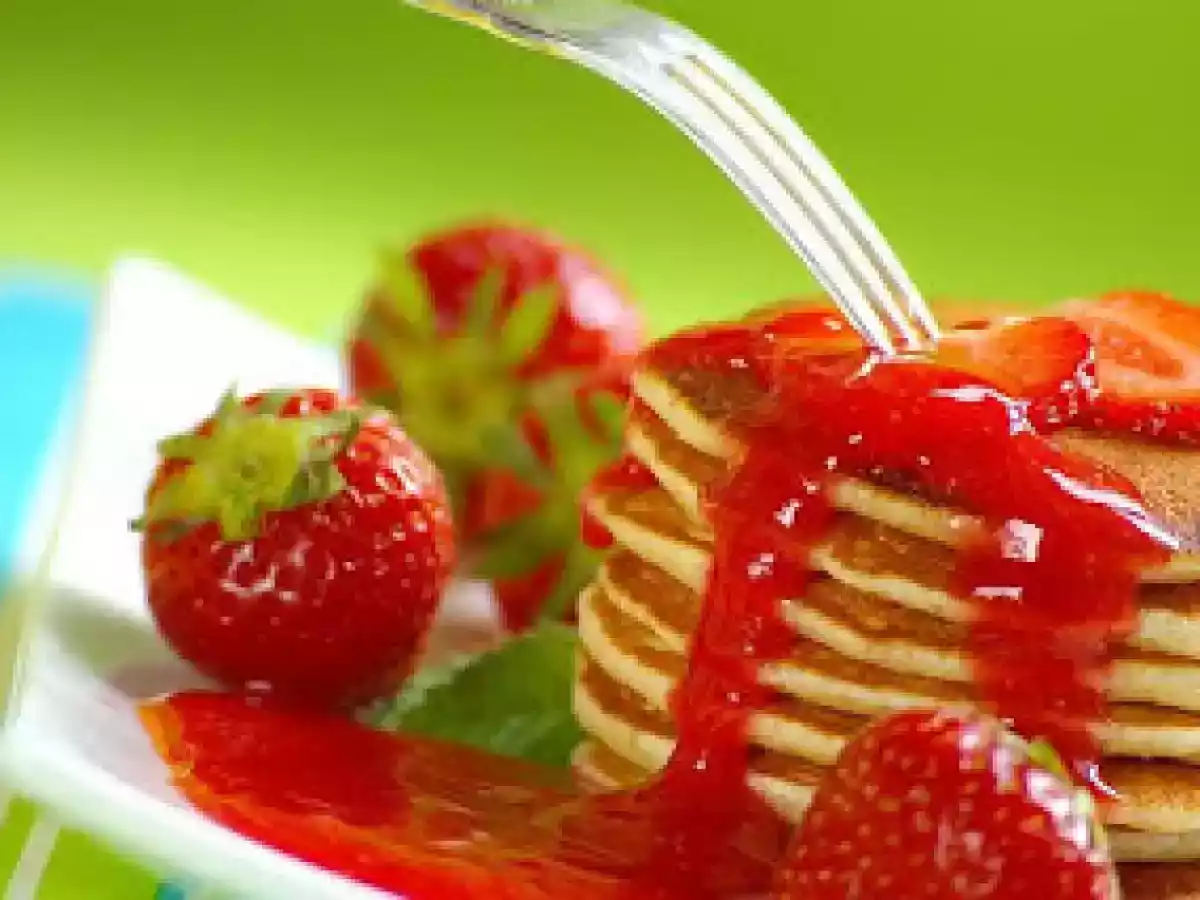 Panquecas doce com calda de Morango - foto 3