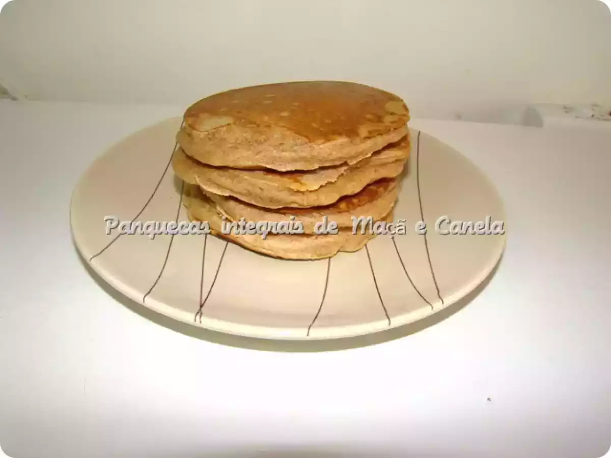 Panquecas integrais de Maçã e Canela