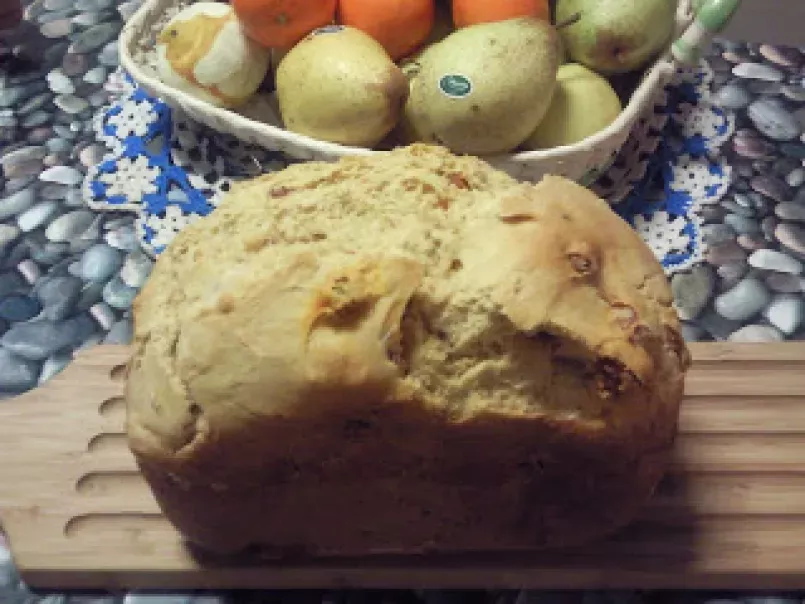 Pão com chouriço...na Maquineta do pãozeco (Tefal Home Bread), foto 1