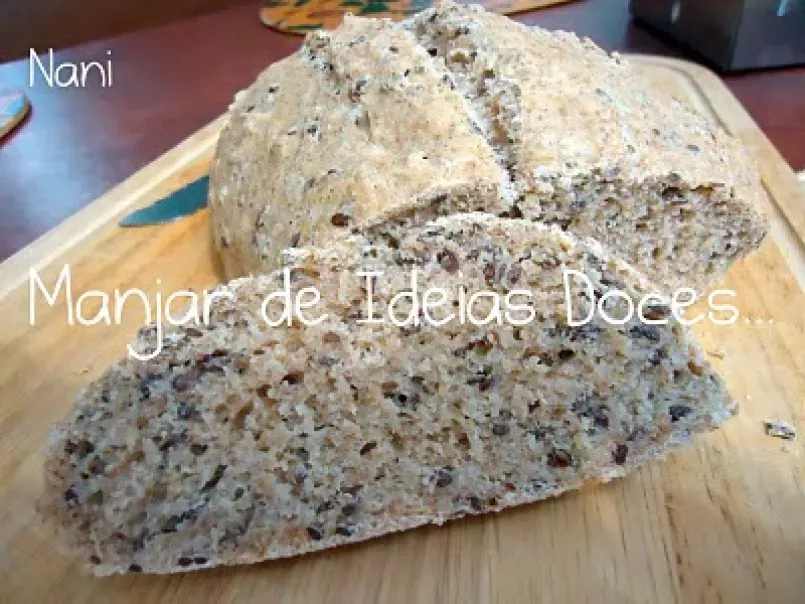 Pão com Farinha Integral, Sementes de Girassol, Linhaça e Sésamo - foto 2