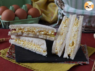 Pão com ovo, o famoso sanduíche japonês Tamago Sando, foto 2