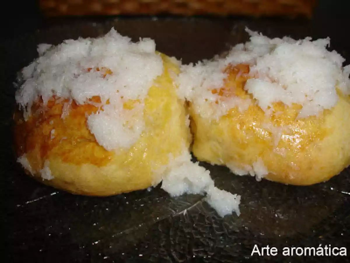 Pão de abóbora com coco