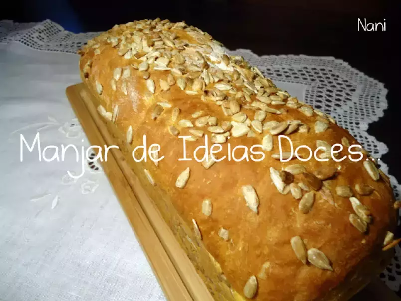 Pão de Abóbora com Sementes de Girassol e Linhaça - foto 2