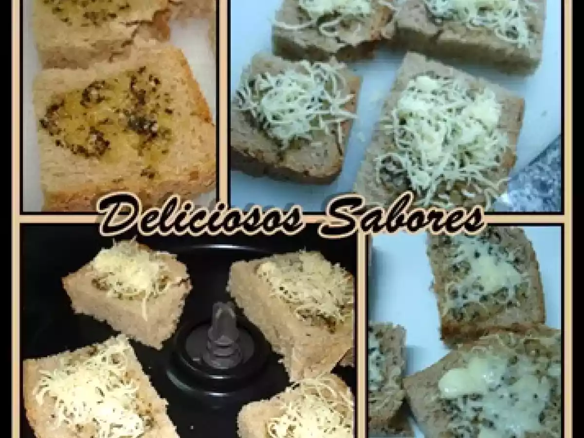 Pão de alho com ervas * Aperitivo * Actifry
