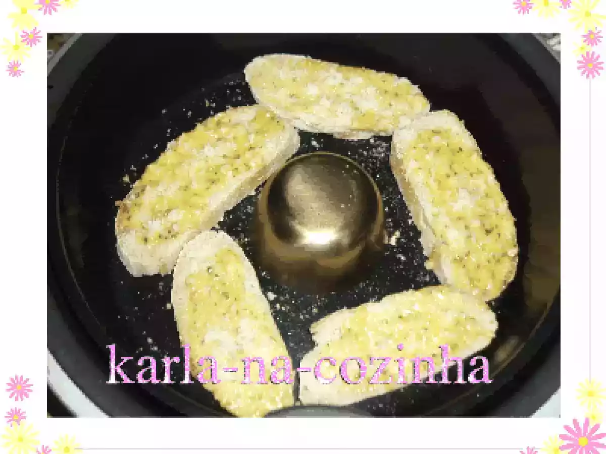 Pão de alho com oregãos