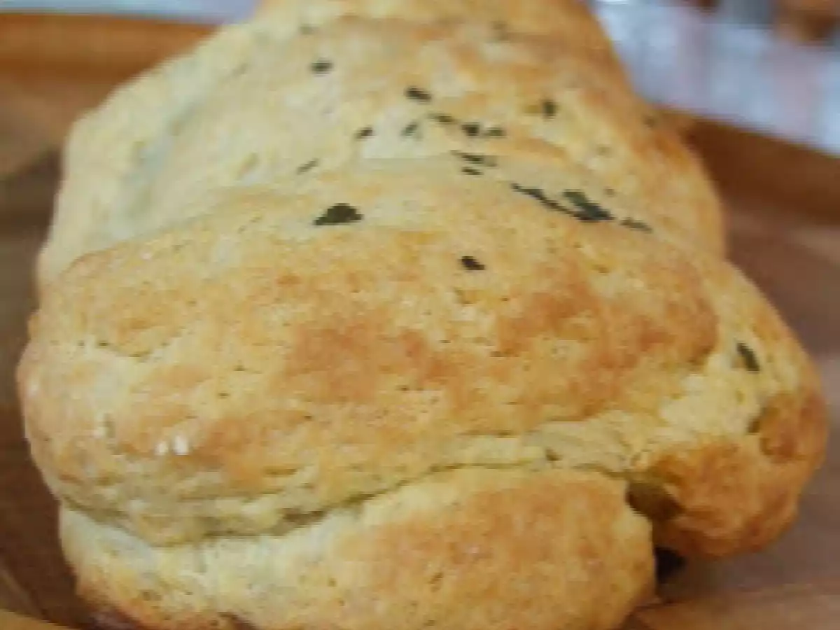 Pão de Azeite e Ervas - Meu 1° Pão!