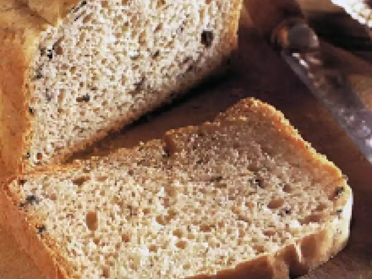 Pão de Azeitonas e Orégãos