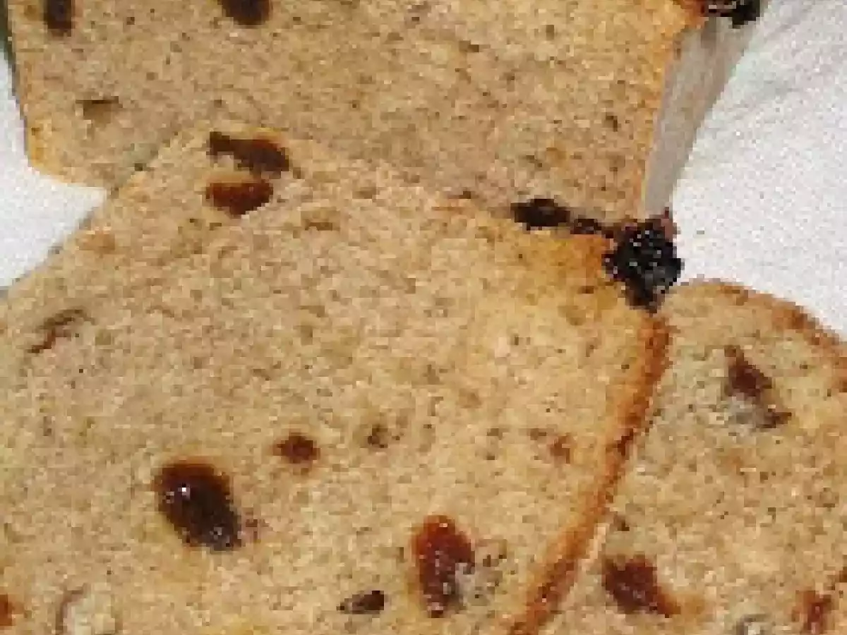 Pão de canela e passas