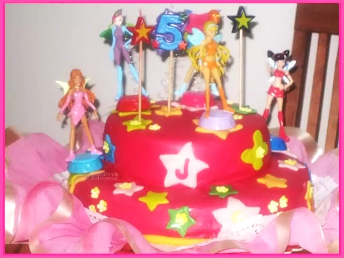 Pão de Ló com Ananás e Chantilly, e as Winx - foto 3