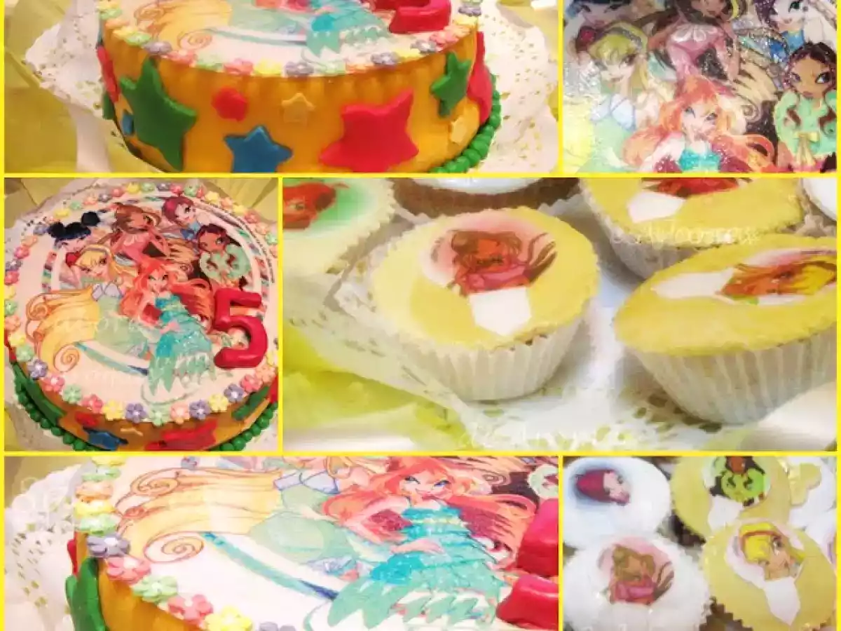 Pão de Ló com Ananás e Chantilly, e as Winx - foto 4