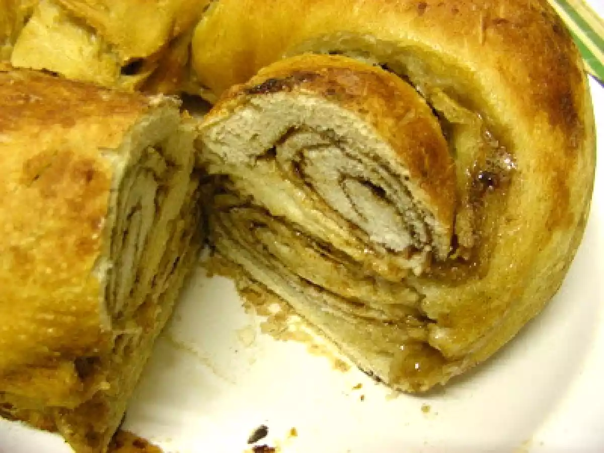Pão doce (enrolado com açúcar e canela) - foto 3