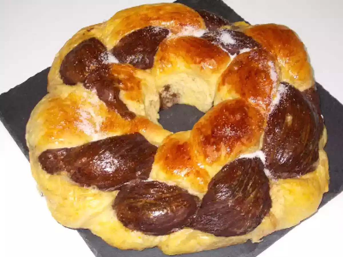 Pão Doce - Regueifa Doce com Cacau