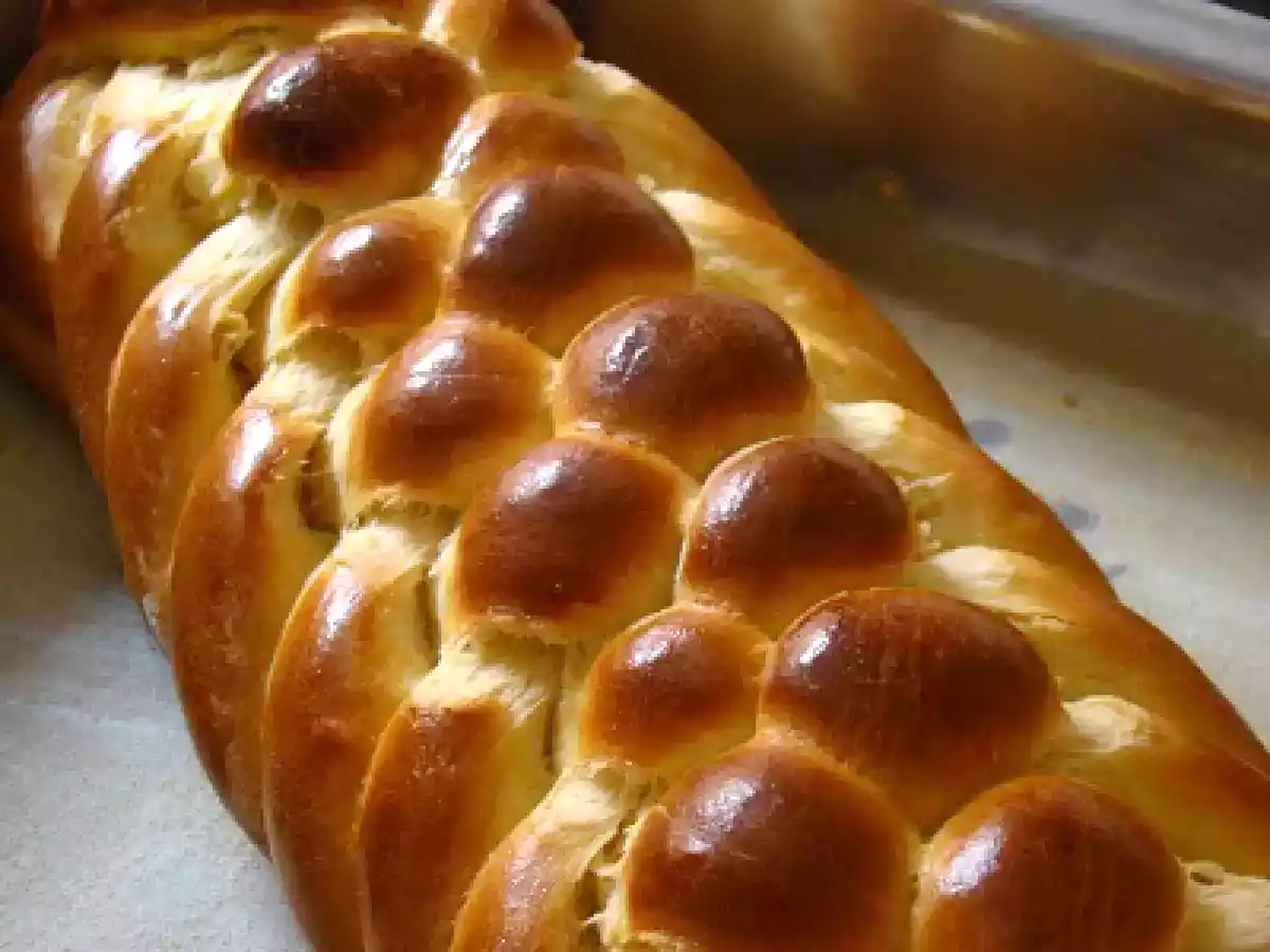 Pão Doce trançando diferente