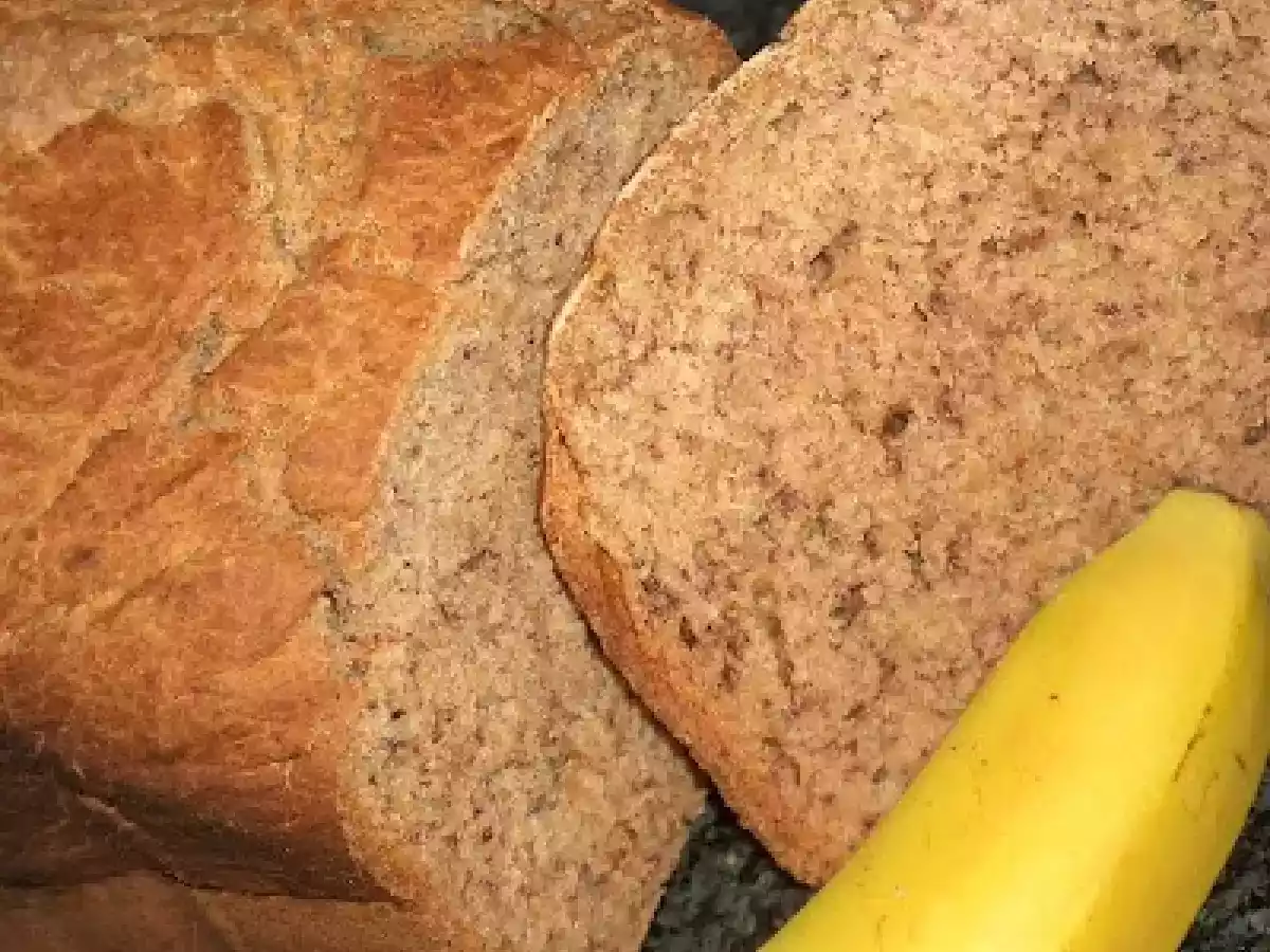PÃO INTEGRAL DE BANANA E IOGURTE - LIGHT-N-LUSCIOUS BANANA BREAD