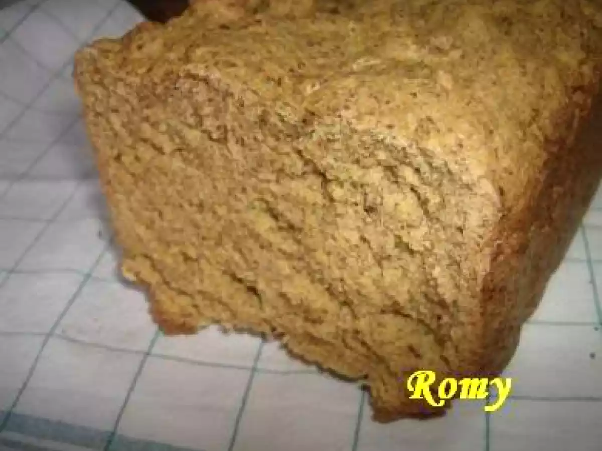 Pão Integral de cenoura e sementes de linhaça