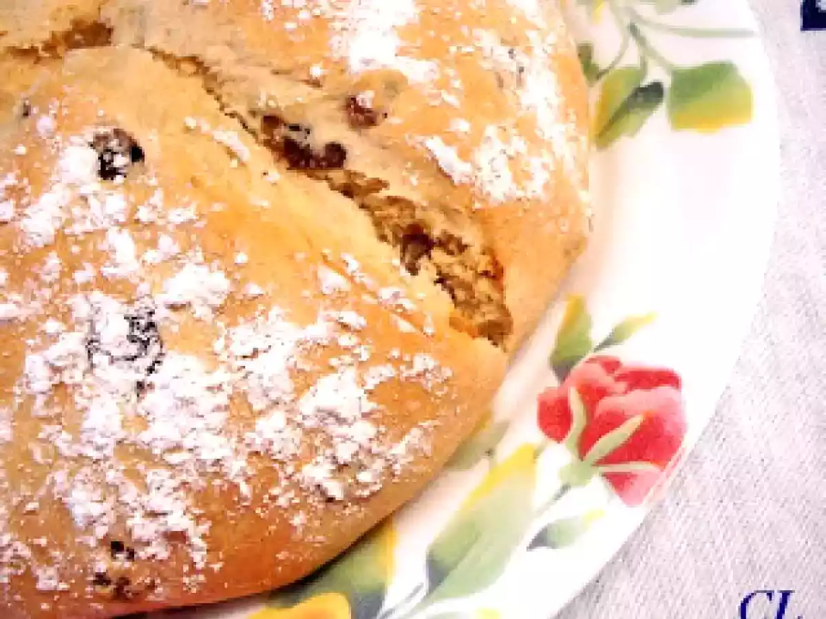 Pão Irlandes com Cranberries e Passas