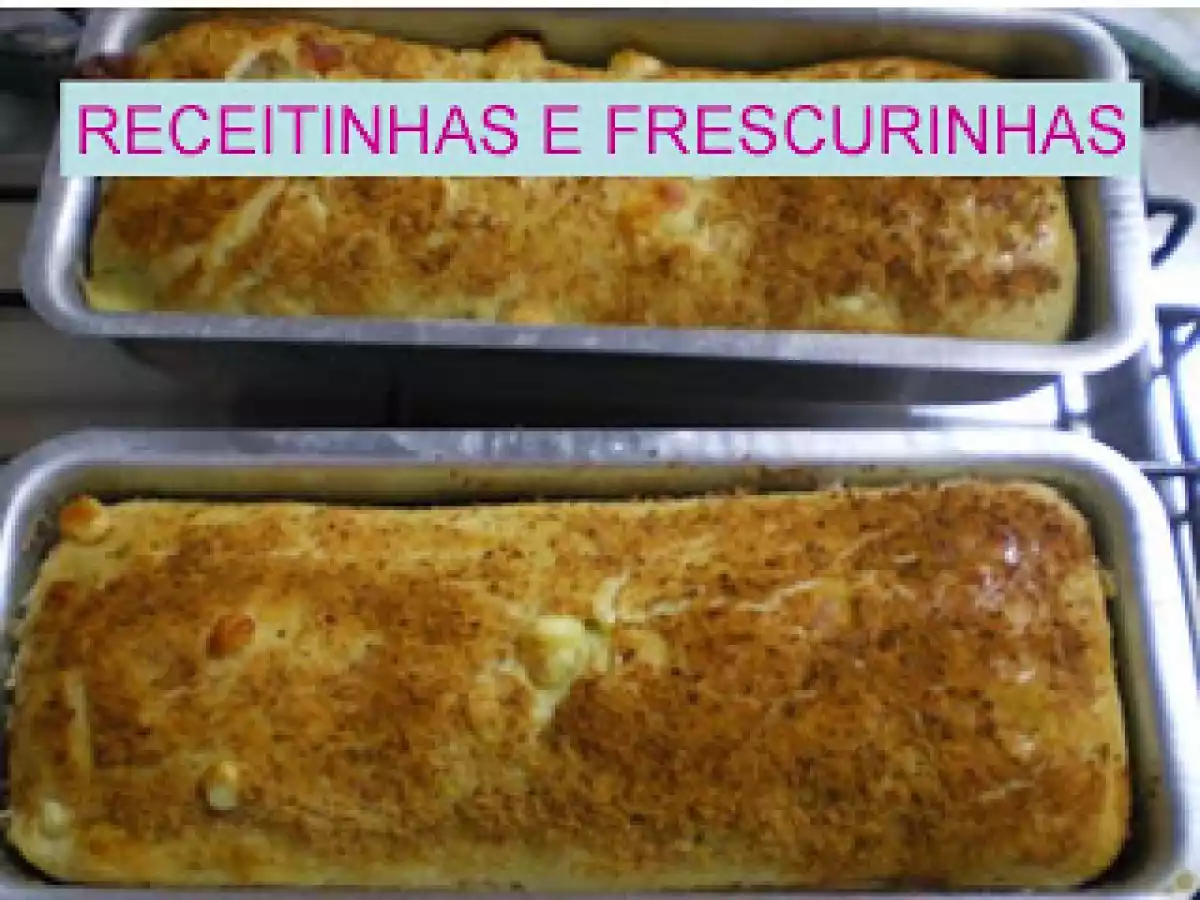Pão recheado com queijo e azeitonas - foto 2