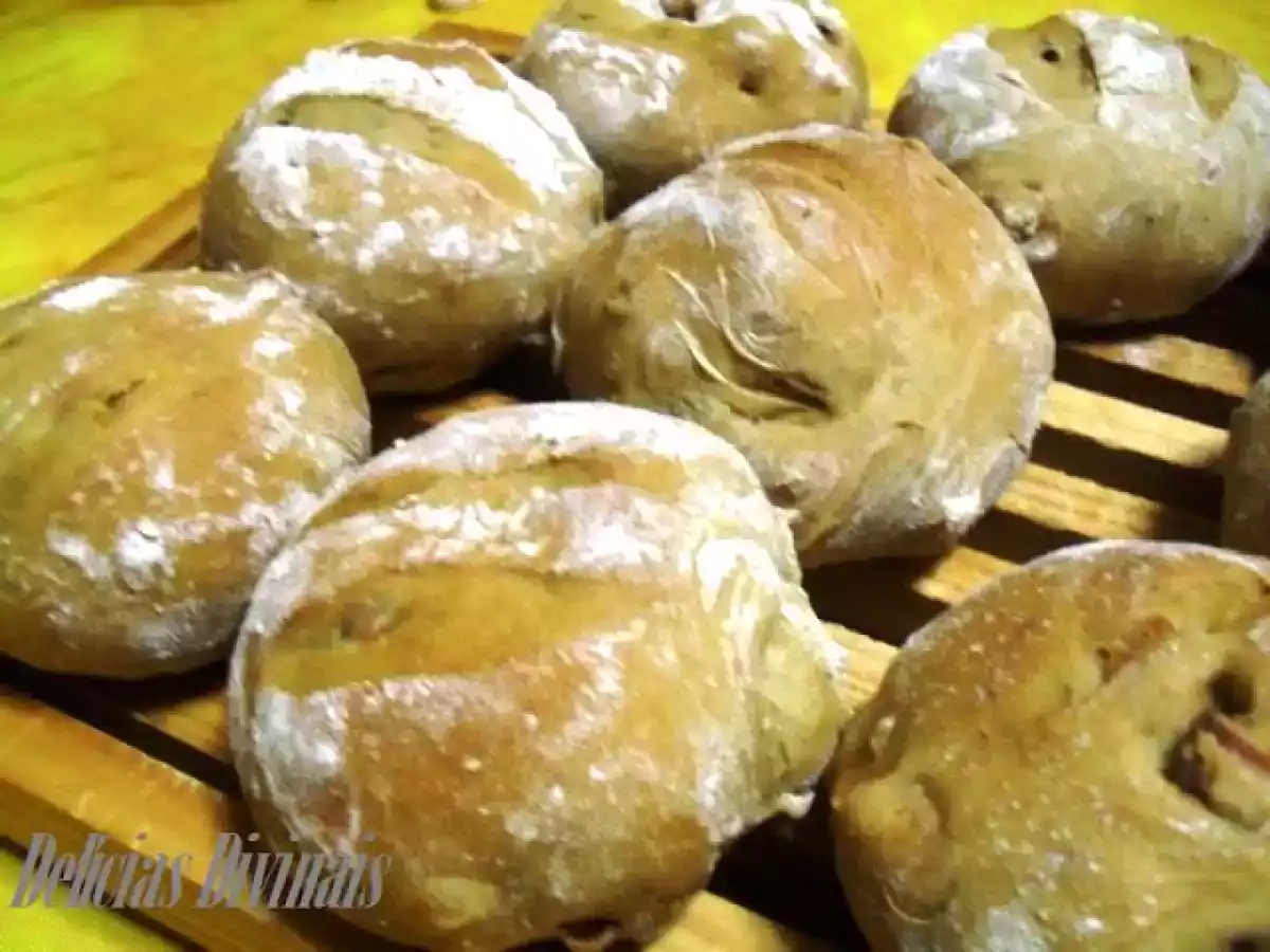 Pão Rústico com Chouriço e Bacon