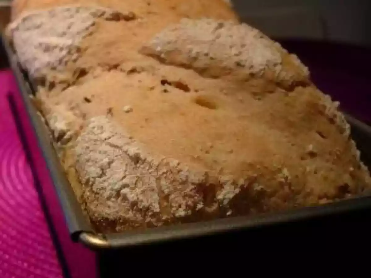 Pão tipo alentejano com aveia e linhaça