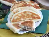 Pão turco recheado na frigideira, o Gözleme, foto 1
