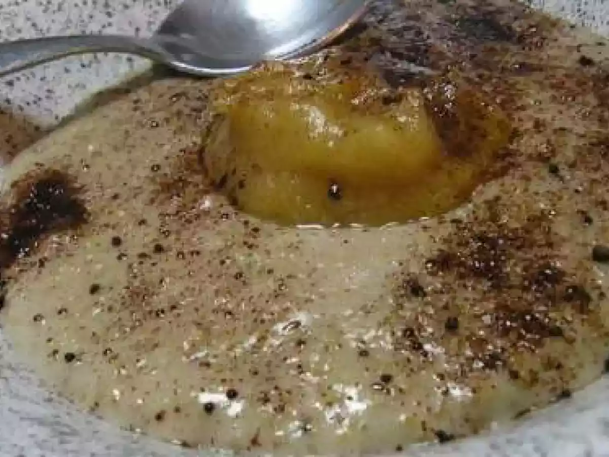 Papas de aveia com puré de maçã e chocolate - foto 2