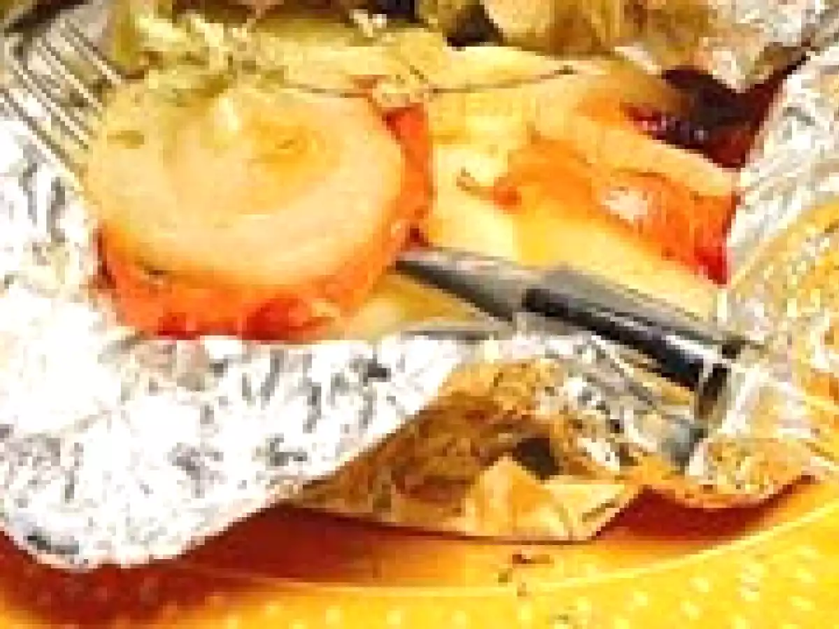 Papelote de Batatas (vegana)