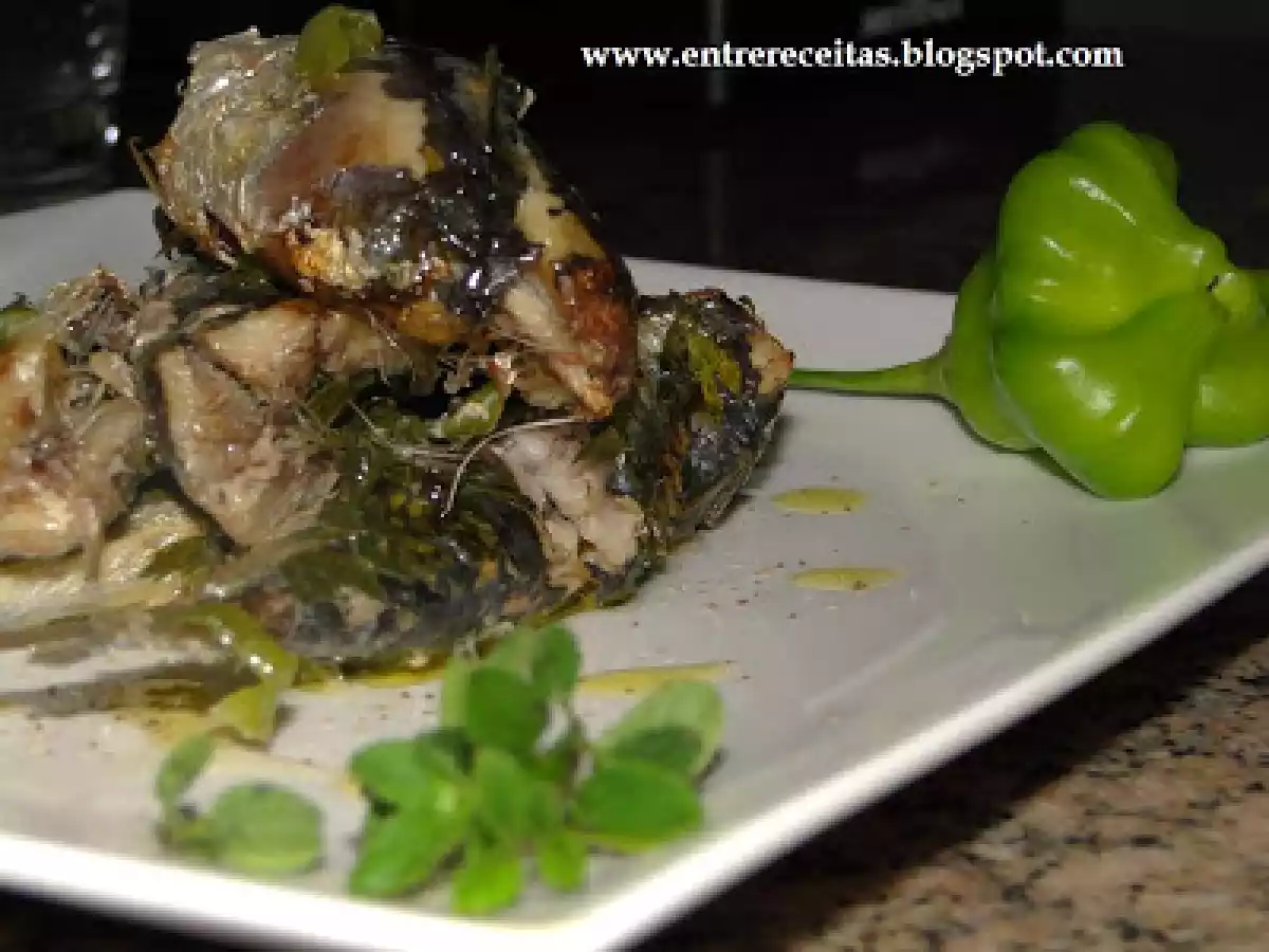 Papelote de sardinha com pimenta cambuci