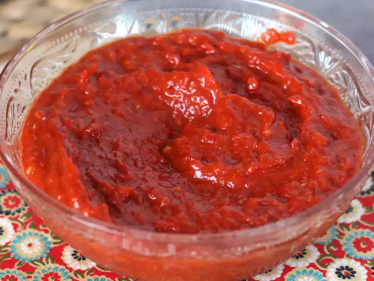 Pasta de pimentos vermelhos. Fácil e saborosa - foto 4