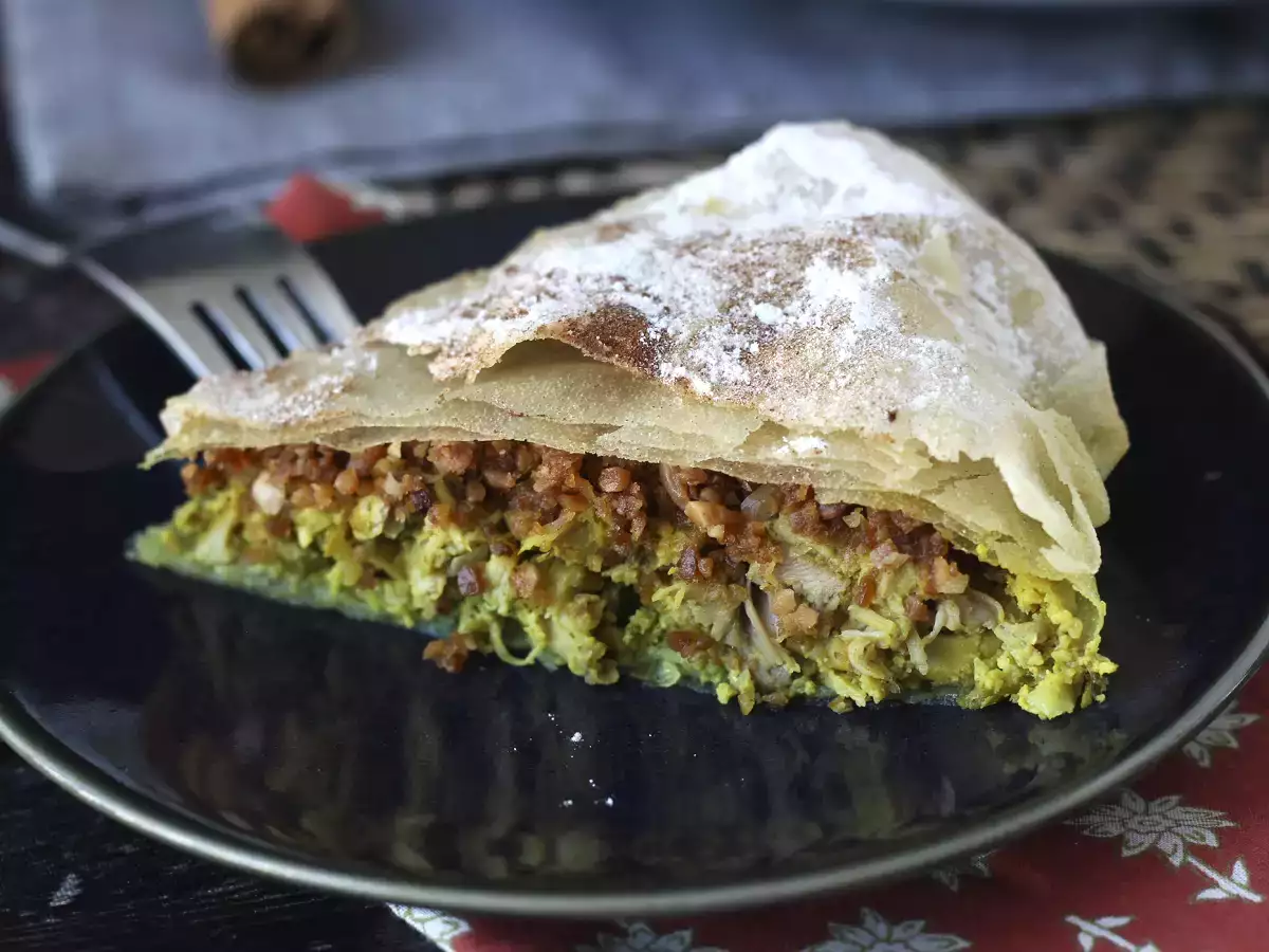 Pastel marroquino de frango (bastilla): crocante, agridoce e cheio de especiarias - foto 7