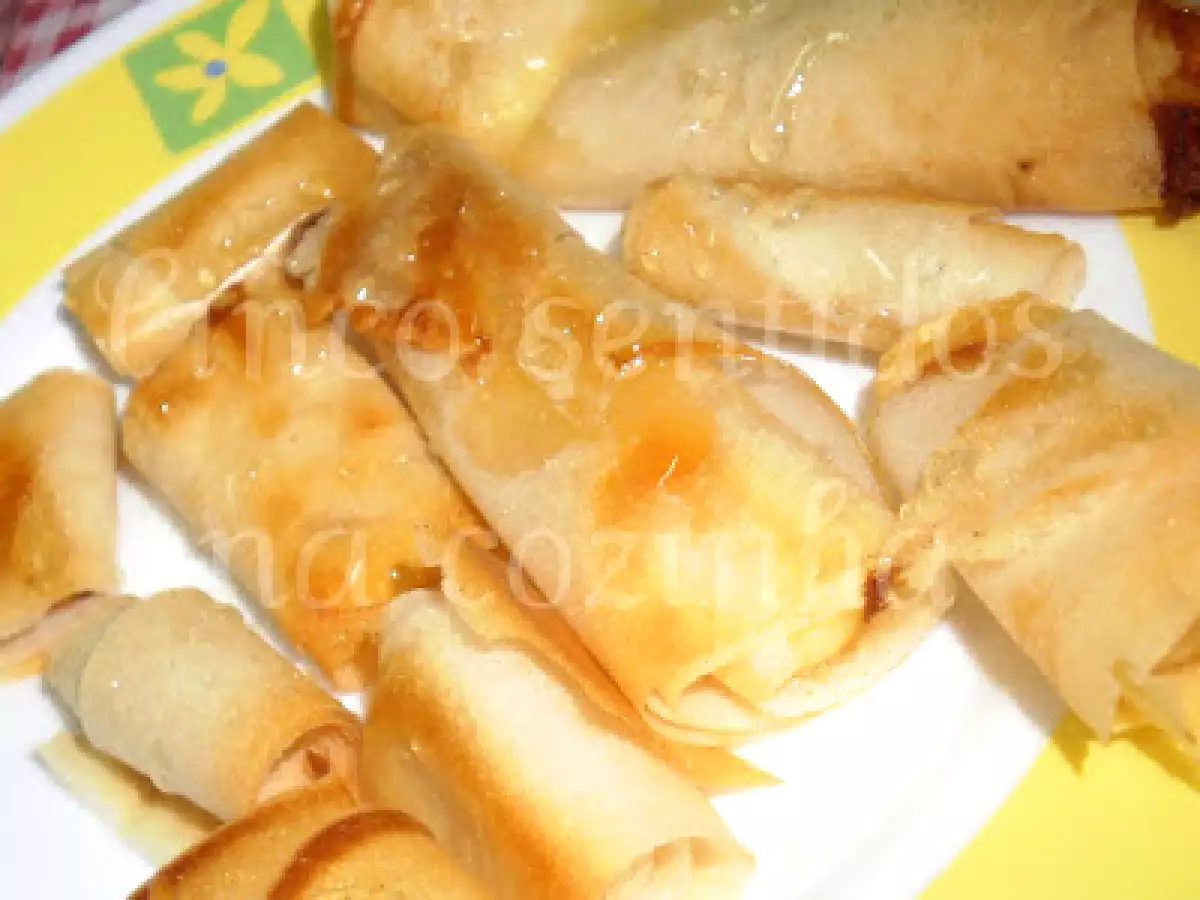 Pastelinhos de queijo de cabra e mel - foto 2
