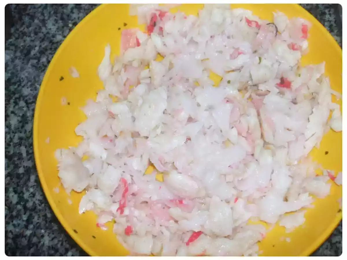 Pataniscas de pescada com legumes - foto 3