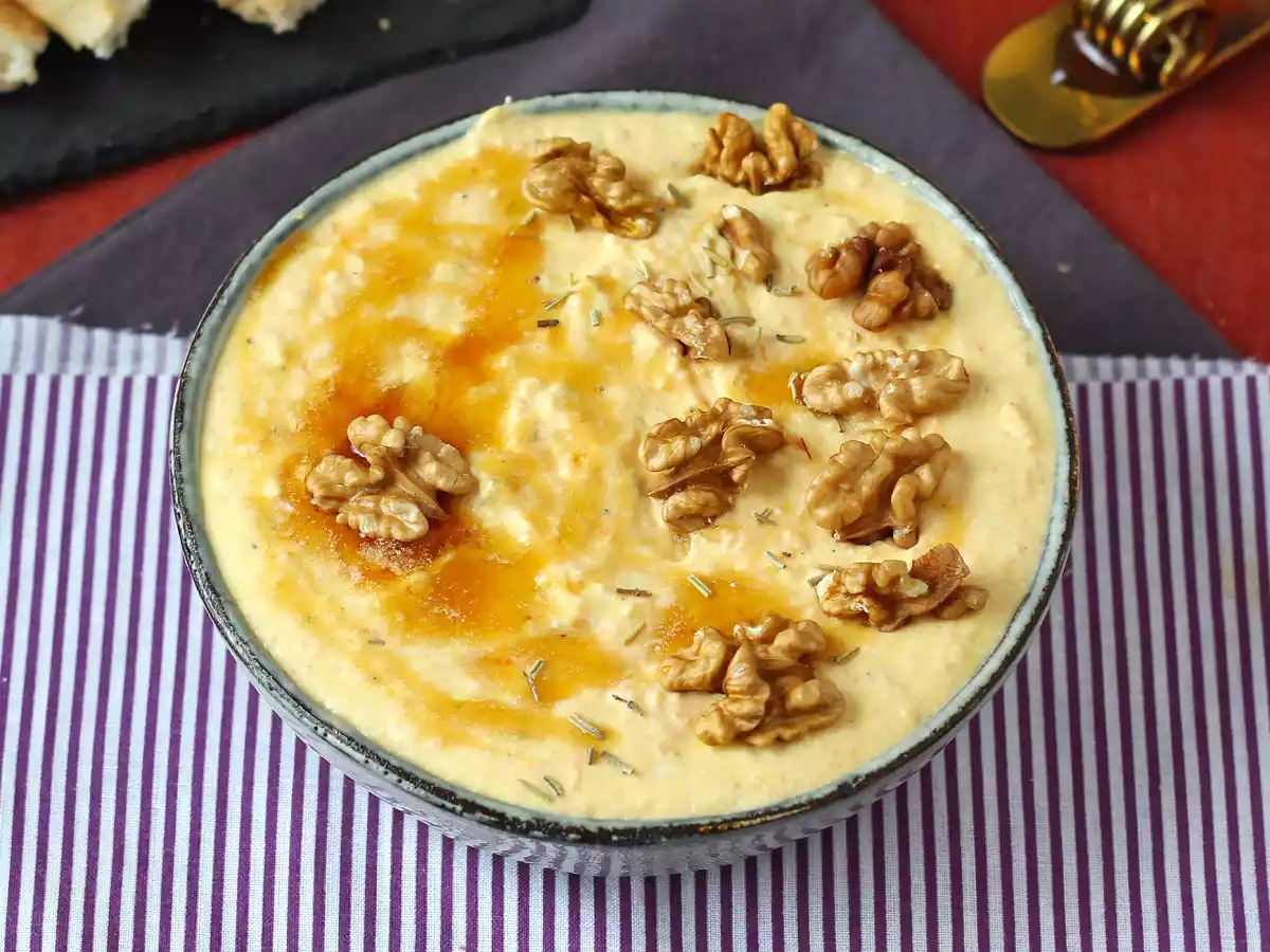 Patê cremoso de abóbora e feta com toque de mel - foto 5