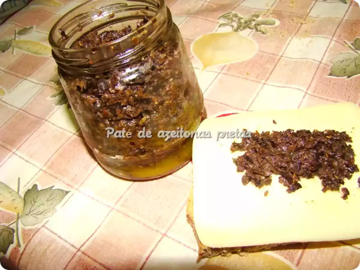 Paté de azeitonas pretas - foto 2