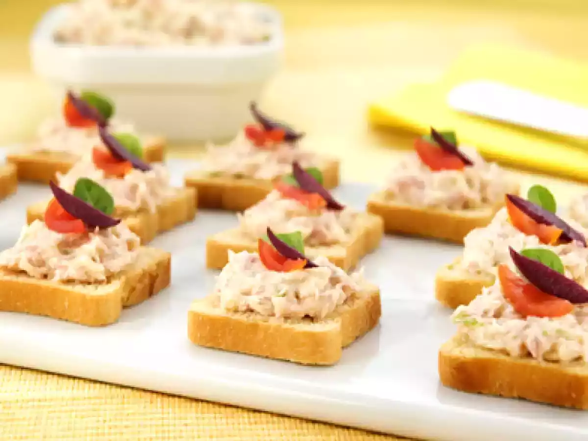 Patê de milho com atum
