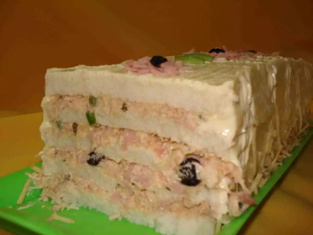 Pate de milho com frango