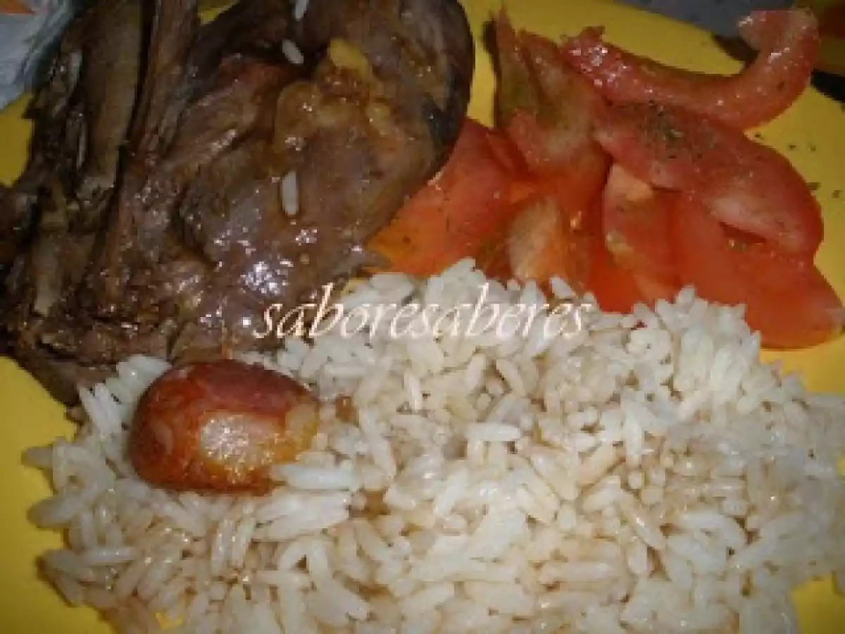 Pato no Forno com Arroz perfumado com Alfazema