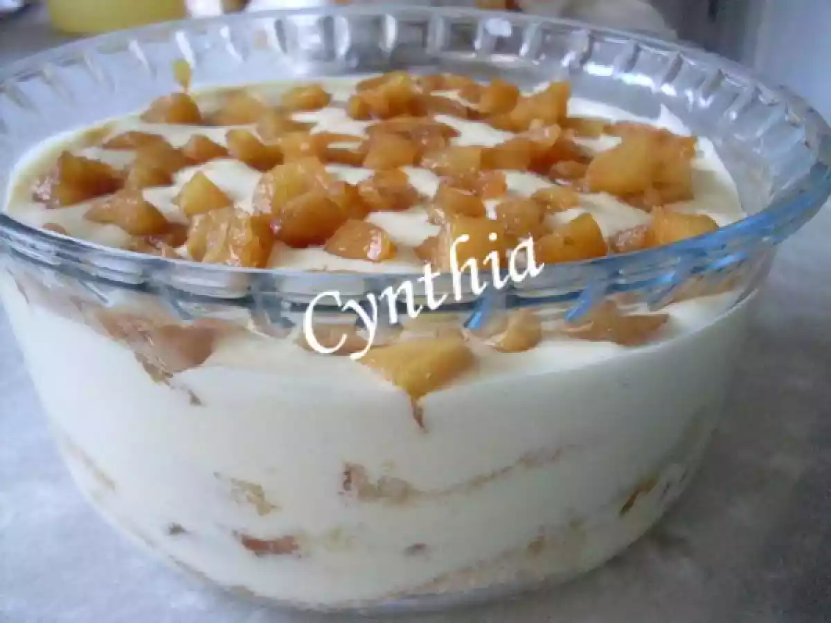 Pavê com mousse de Tang