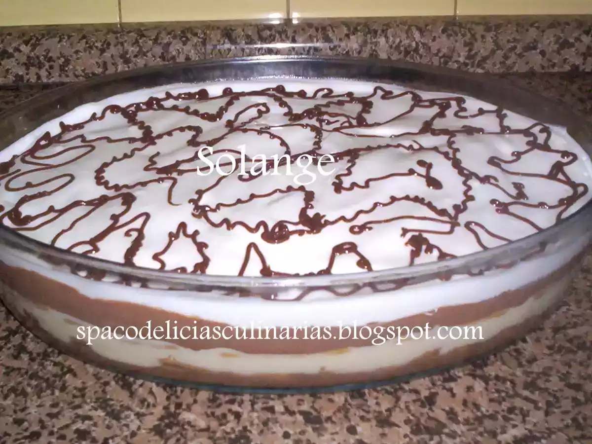 Pavê de brigadeiro e chocolate