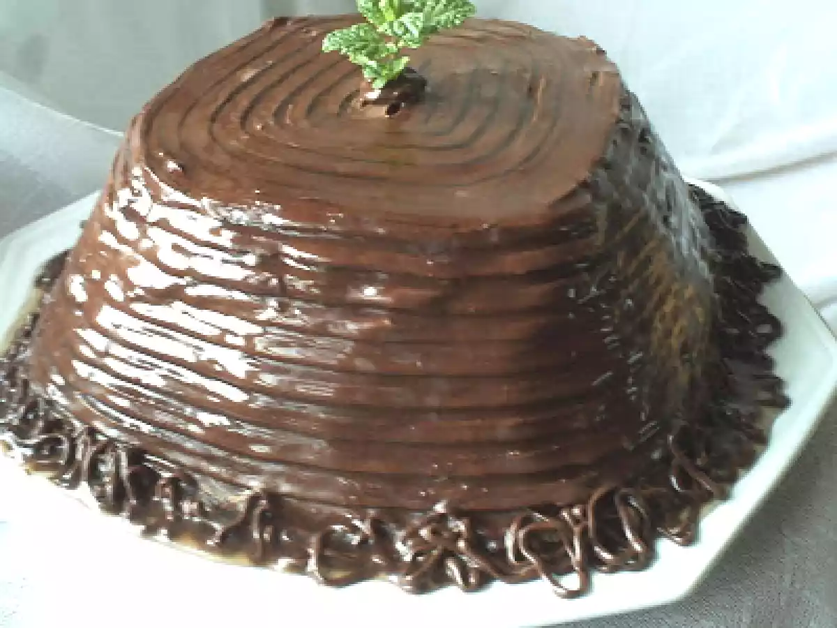 Pavê de chocolate, de desenformar (Izabel)