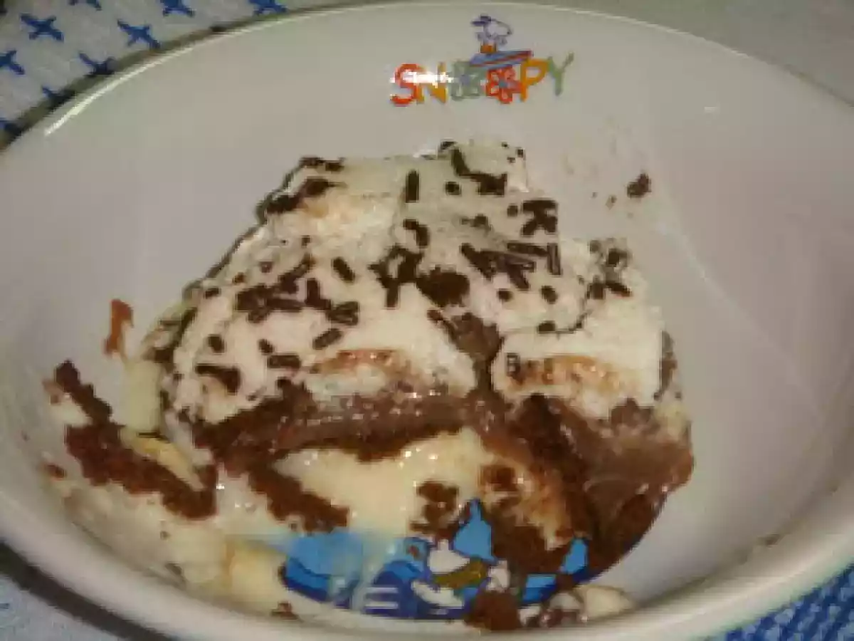 Pavê de chocolate e creme Paris