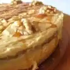 Pave de creme com caramelo