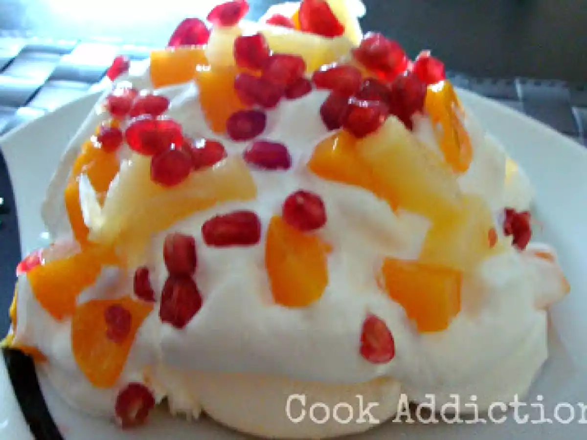 Pavlova de coco
