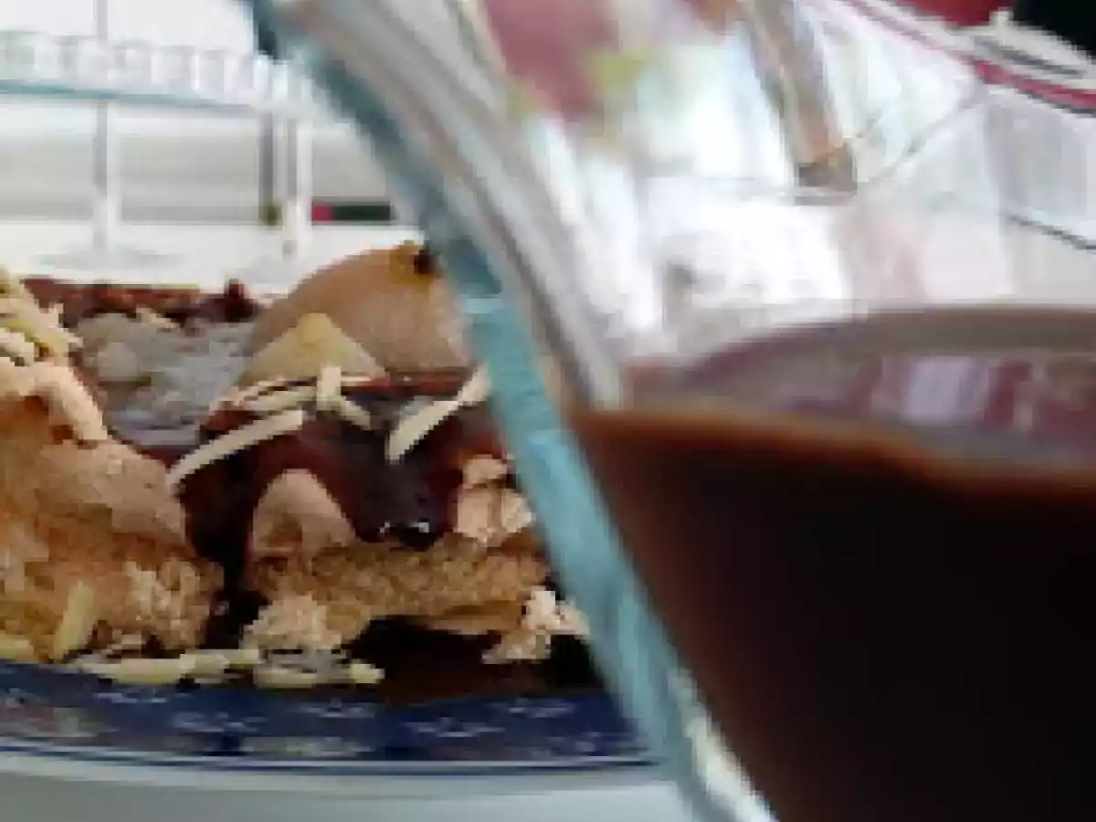 Pavlova de Pêra e Chocolate - foto 2