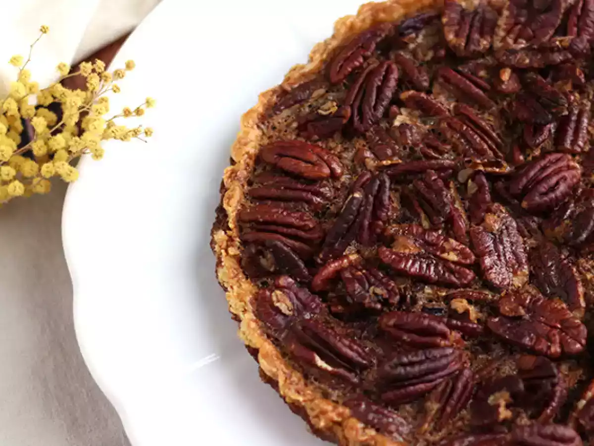 Pecan pie (tarte americana de nozes pecan) - foto 2