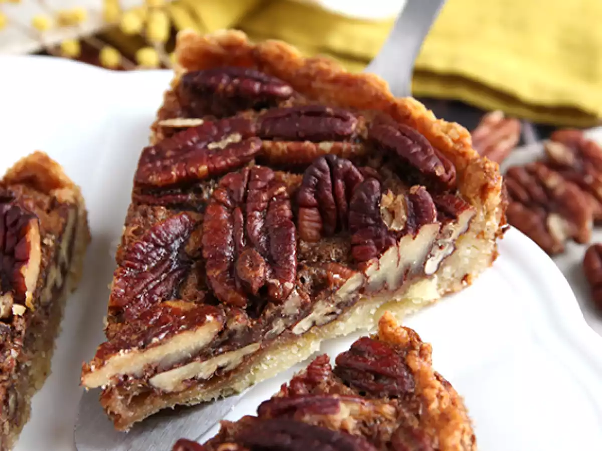 Pecan pie (tarte americana de nozes pecan) - foto 3